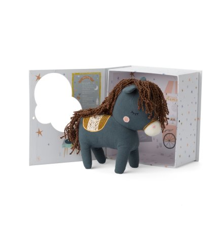 Picca Loulou - Horse in giftbox, blue