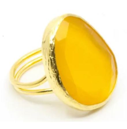 Seven East - Ring Big Omikron Yellow